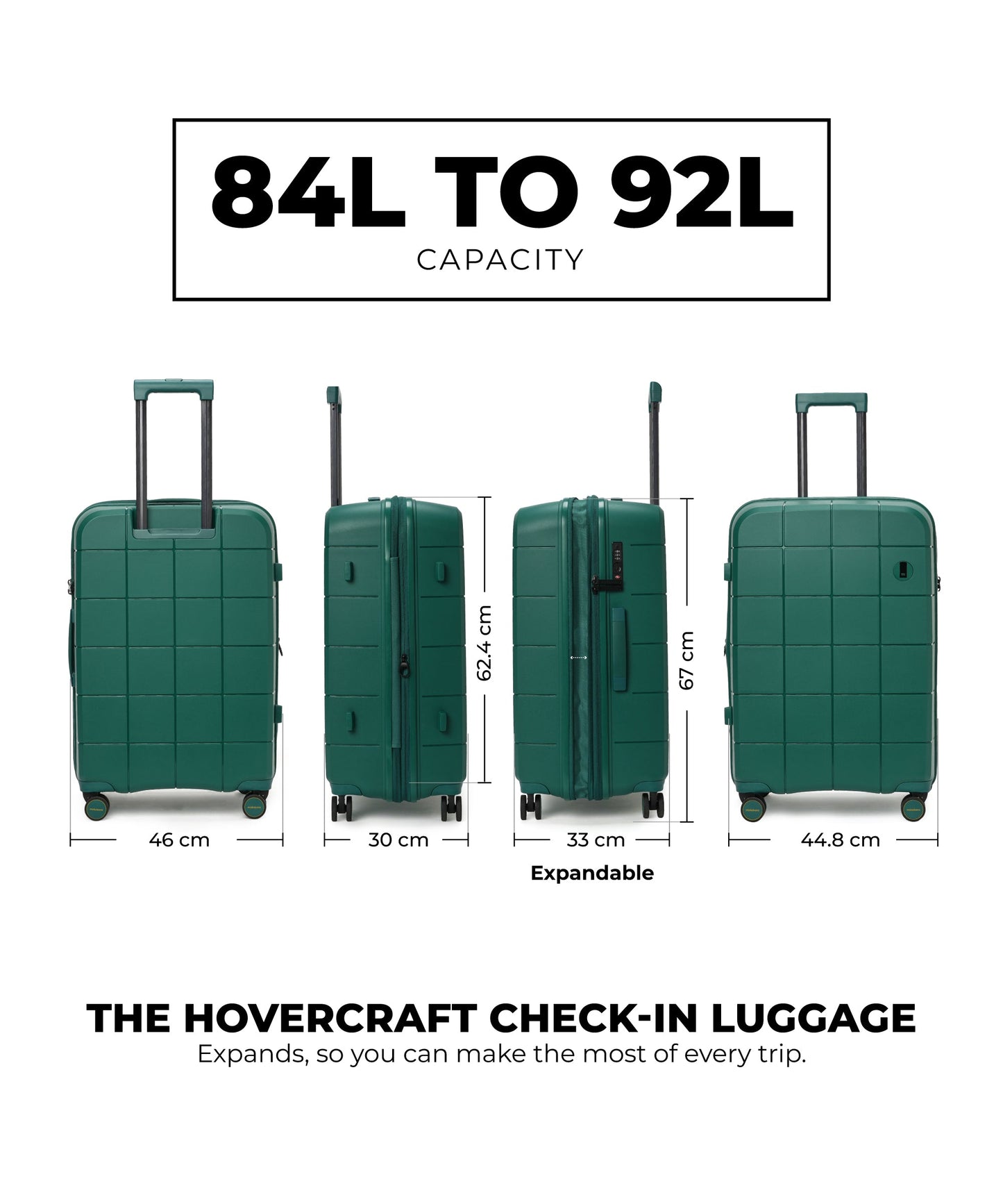 Color_Mic Drop | The Hovercraft Check-In Luggage 