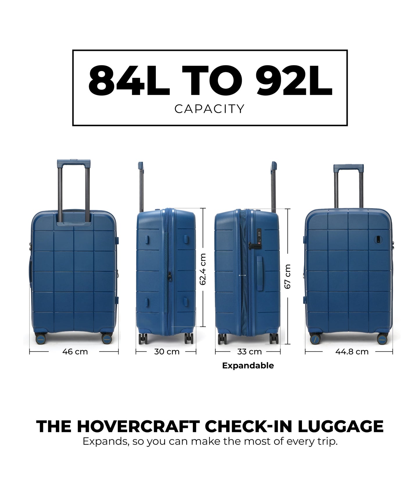 Color_Ocean | The Hovercraft Check-In Luggage 