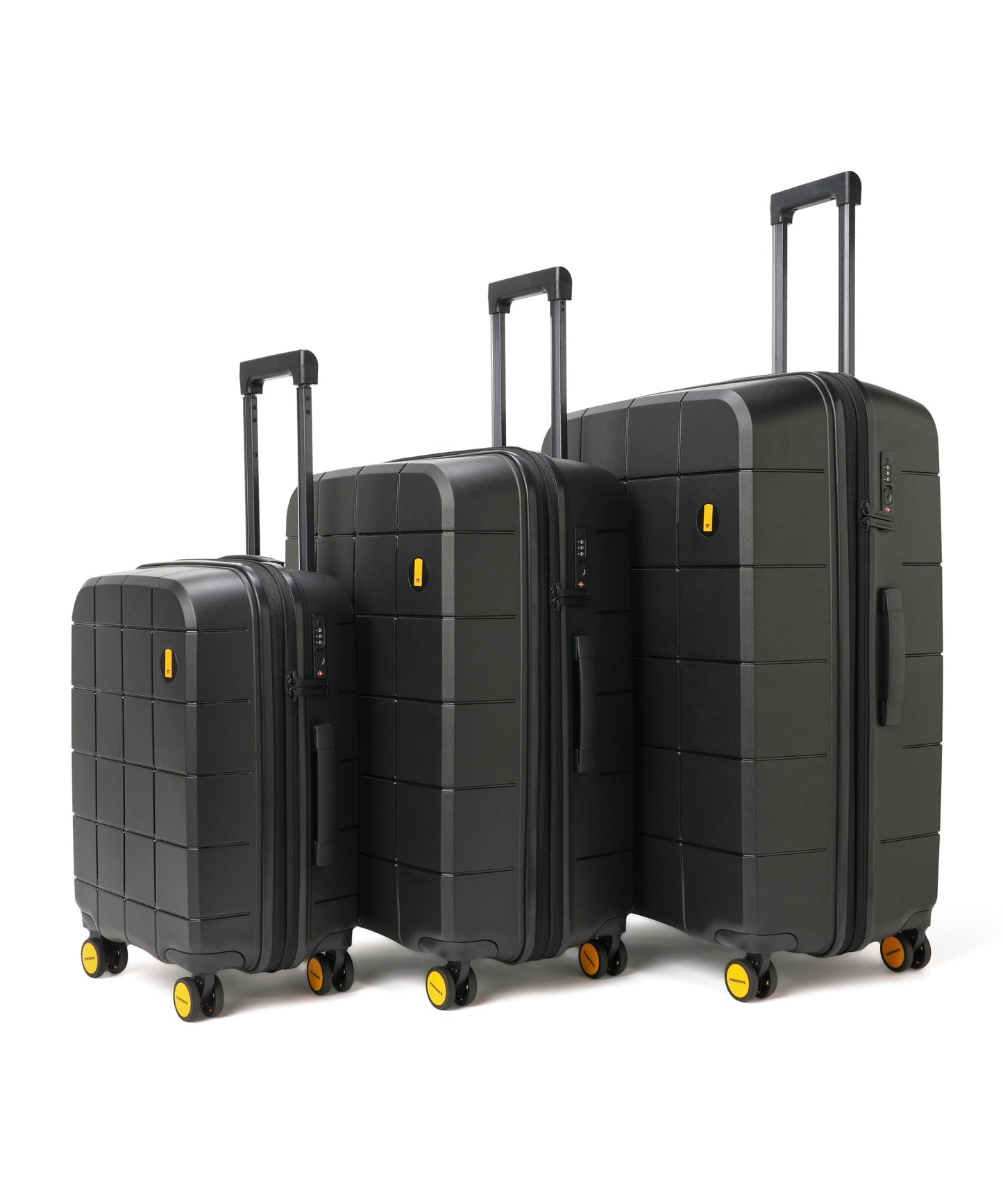 Color_Crypto | The Hovercraft Set of 3 Luggage