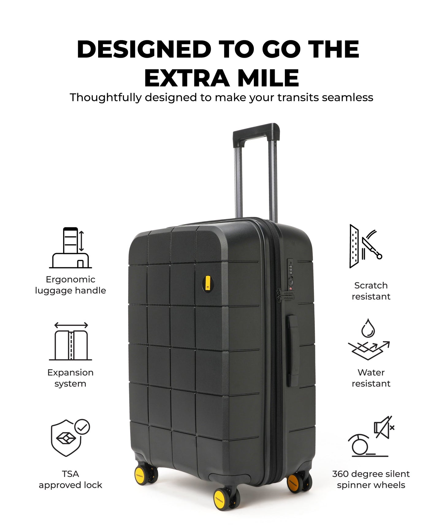 Color_Crypto | The Hovercraft Set of 3 Luggage