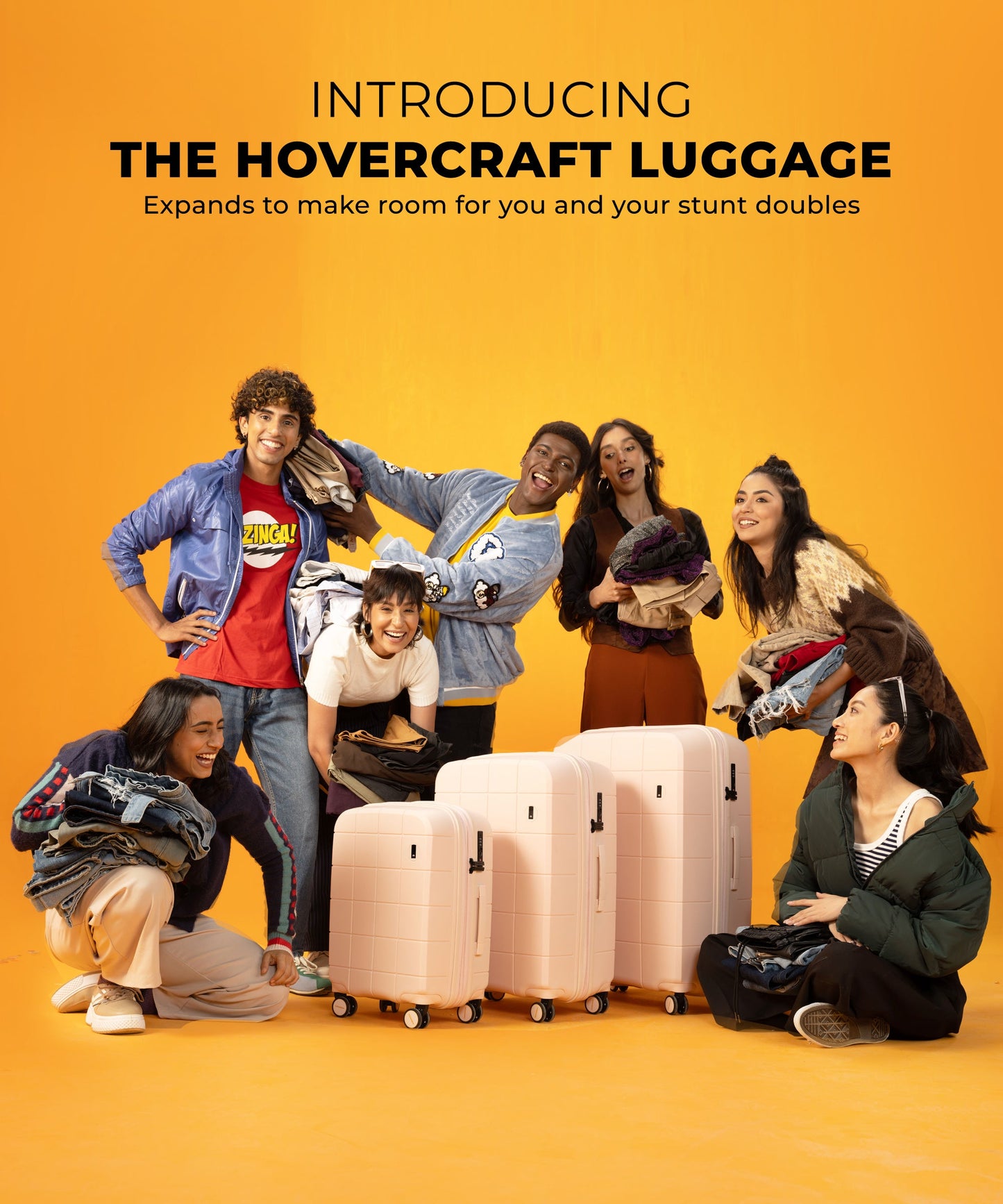 Color_Lucky Charm | The Hovercraft Set of 3 Luggage