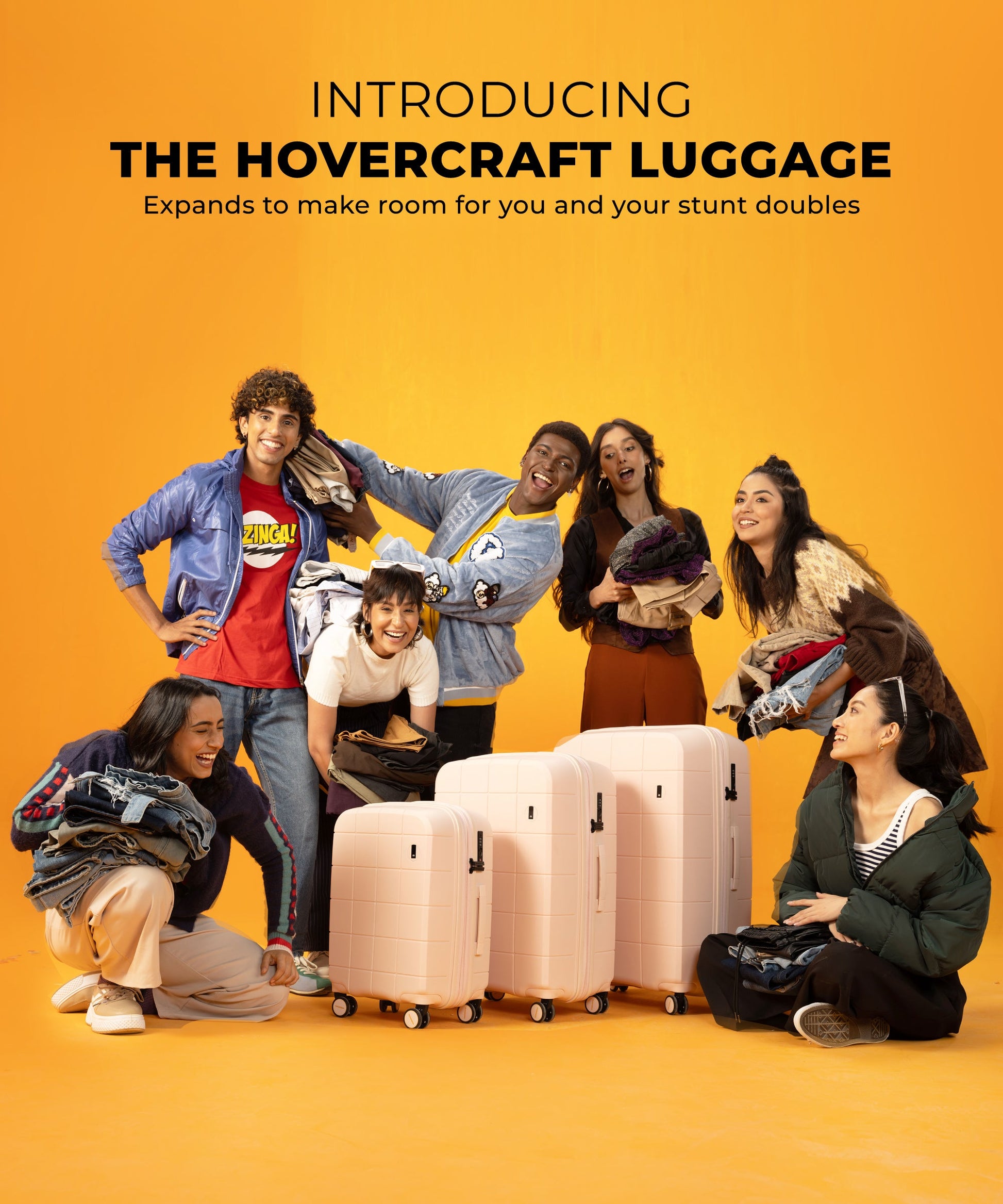 Color_Lucky Charm | The Hovercraft Set of 3 Luggage