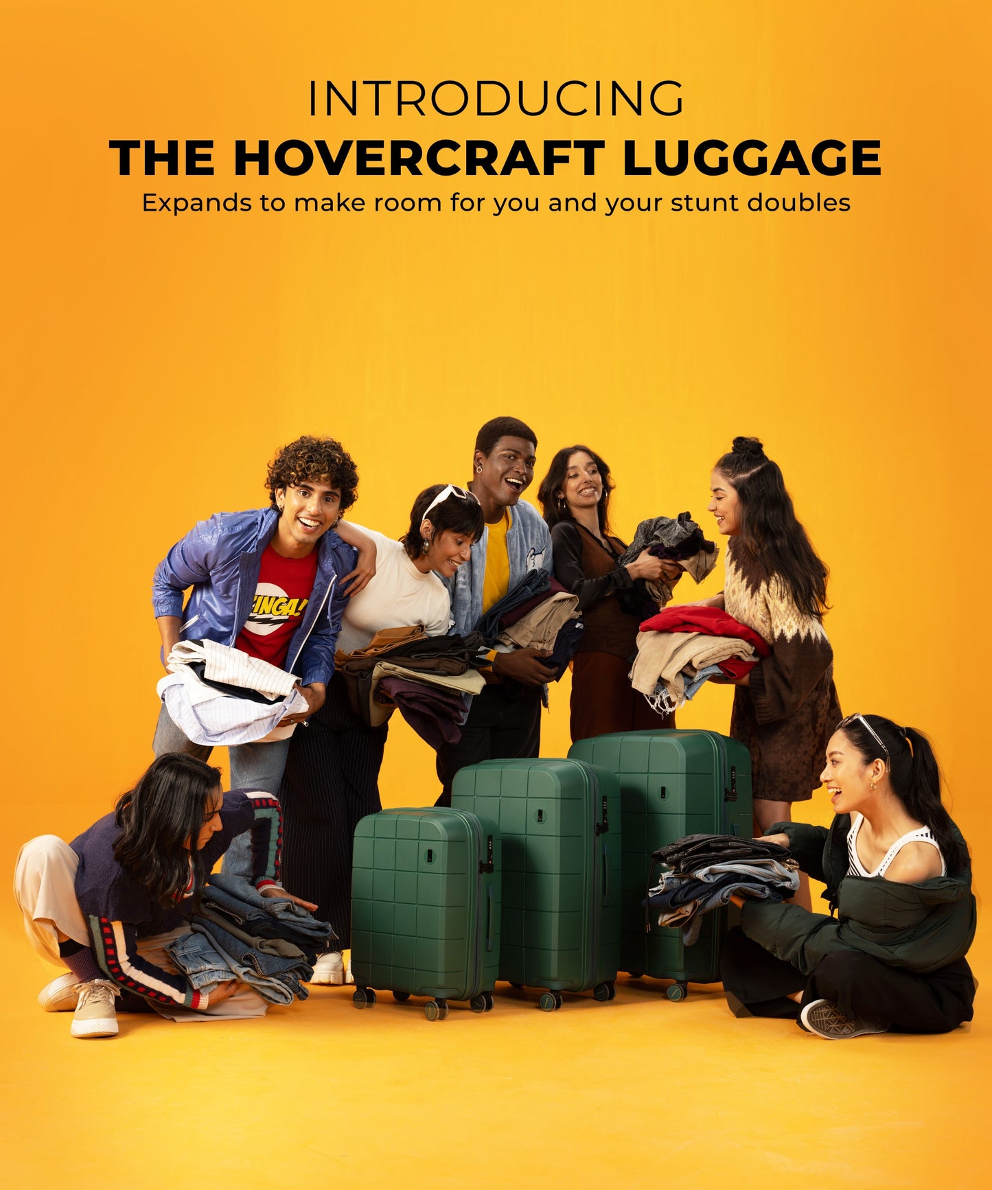 Color_Mic Drop | The Hovercraft Set of 3 Luggage
