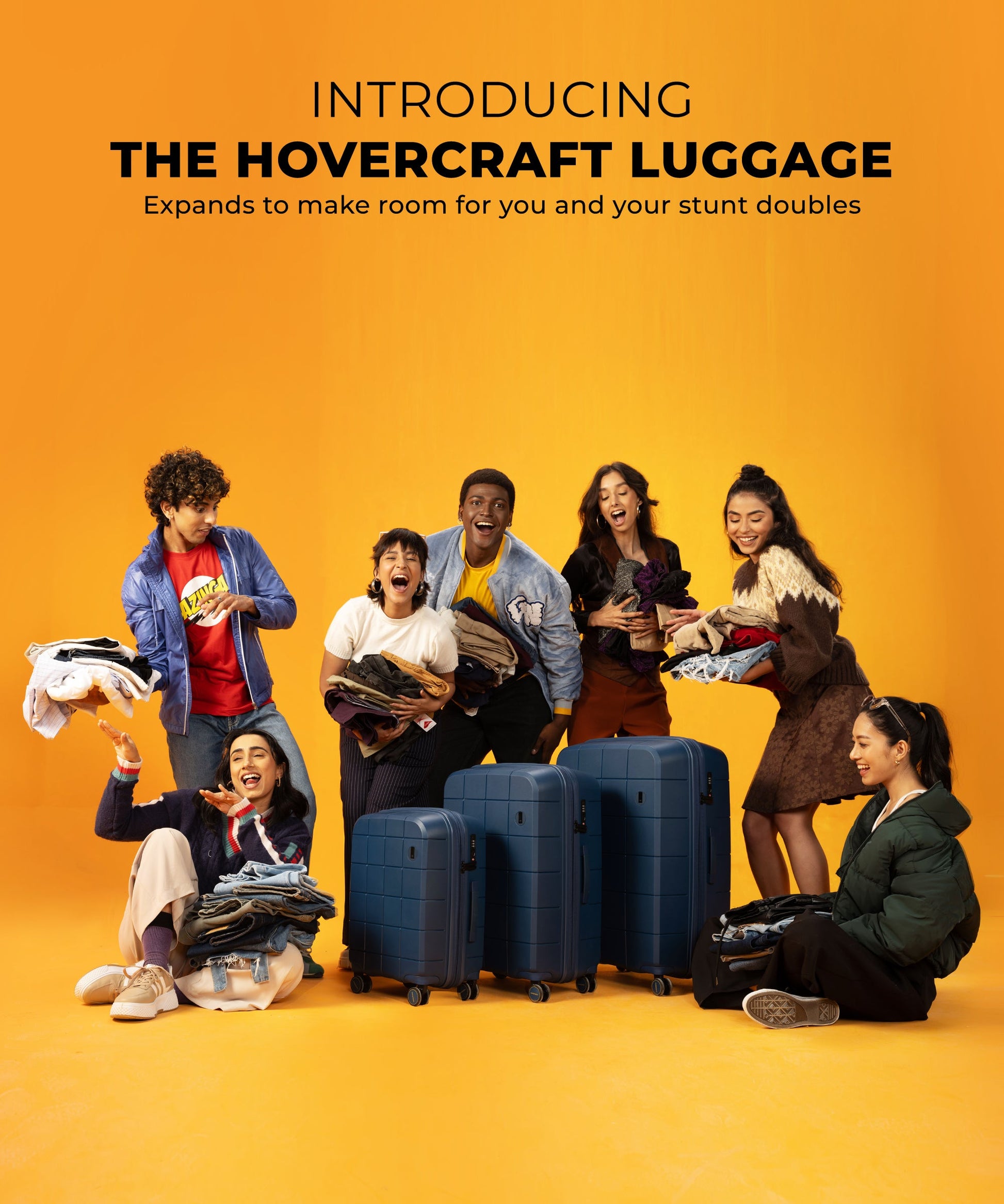 Color_Ocean | The Hovercraft Set of 3 Luggage
