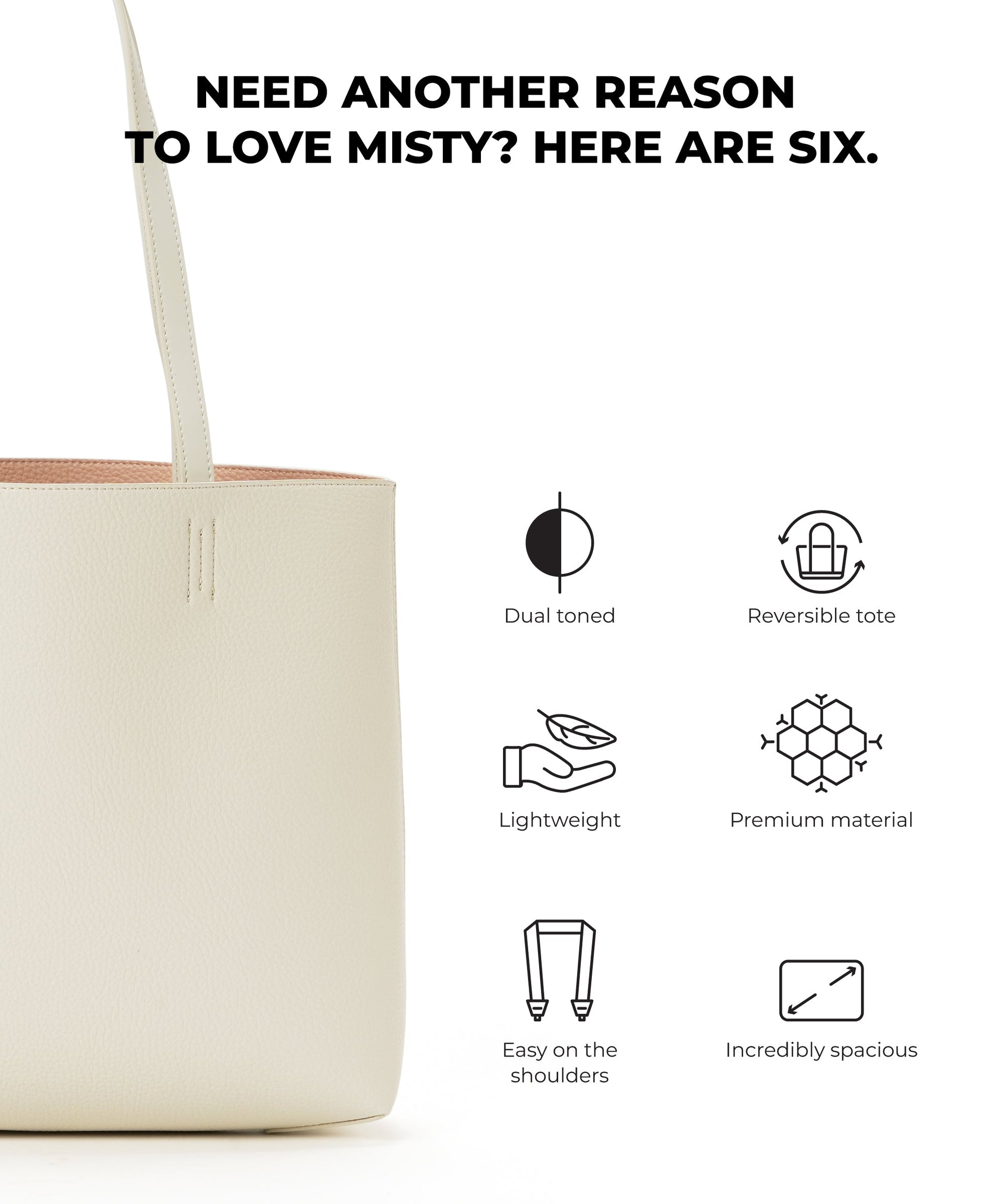 Color_Bubblegum | The Misty Reversible Tote