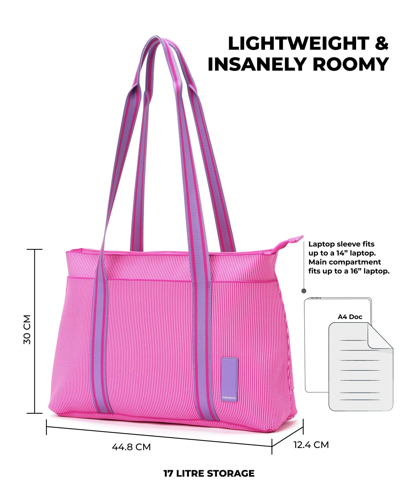 Color_Very Berry | The XOXO Carry-All Tote