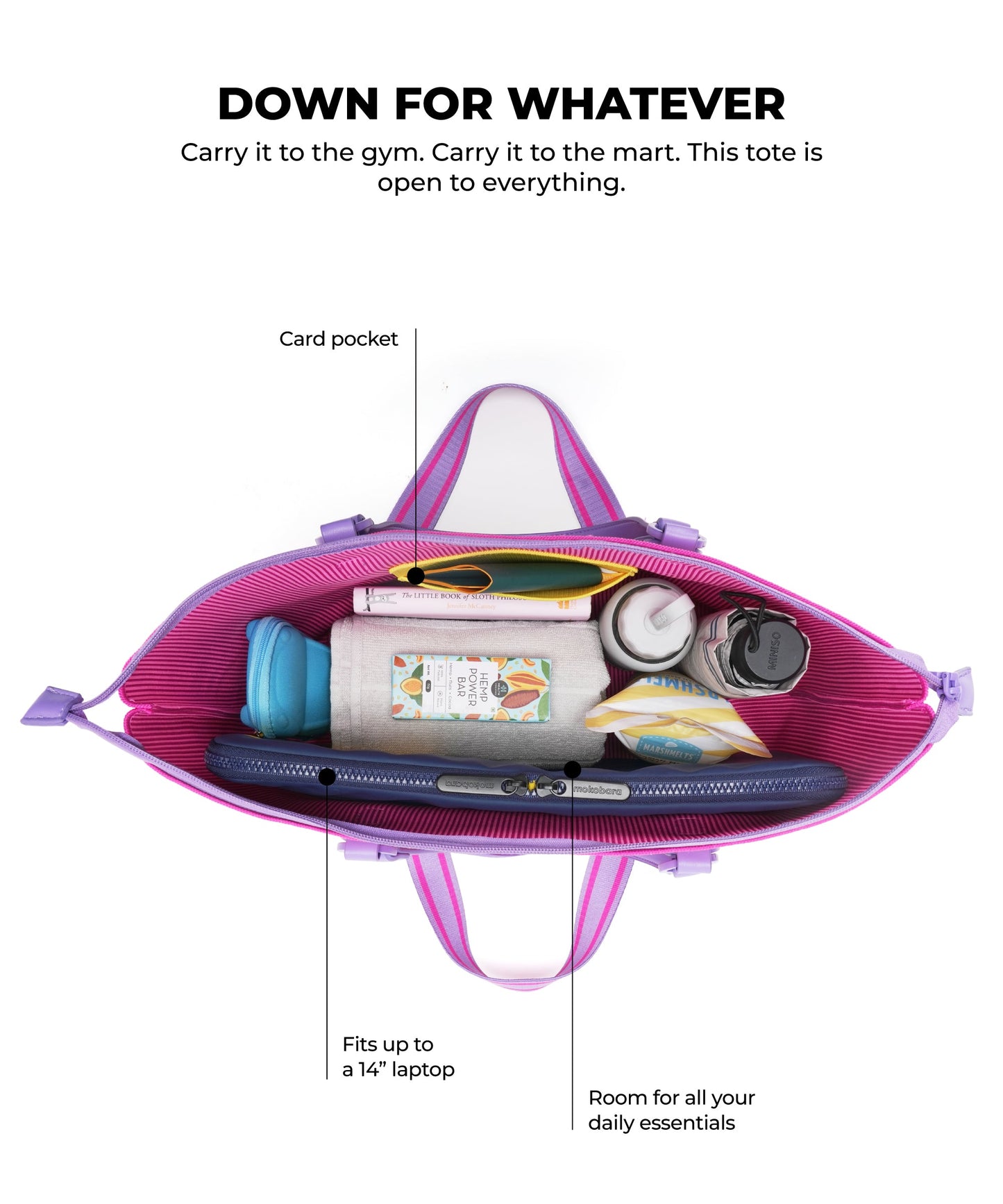 Color_Very Berry | The XOXO Daily Tote