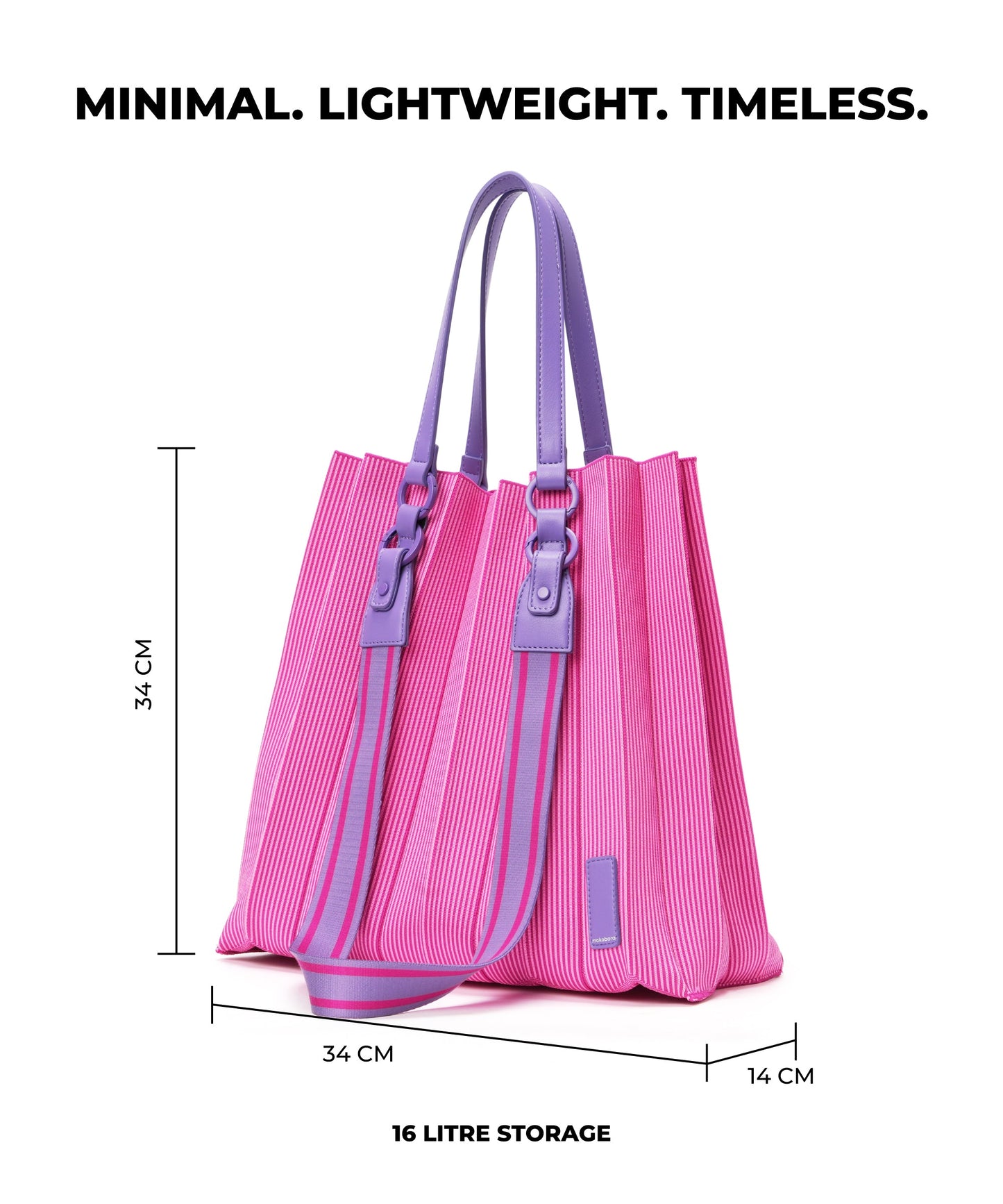 Color_Very Berry | The XOXO Origami Tote