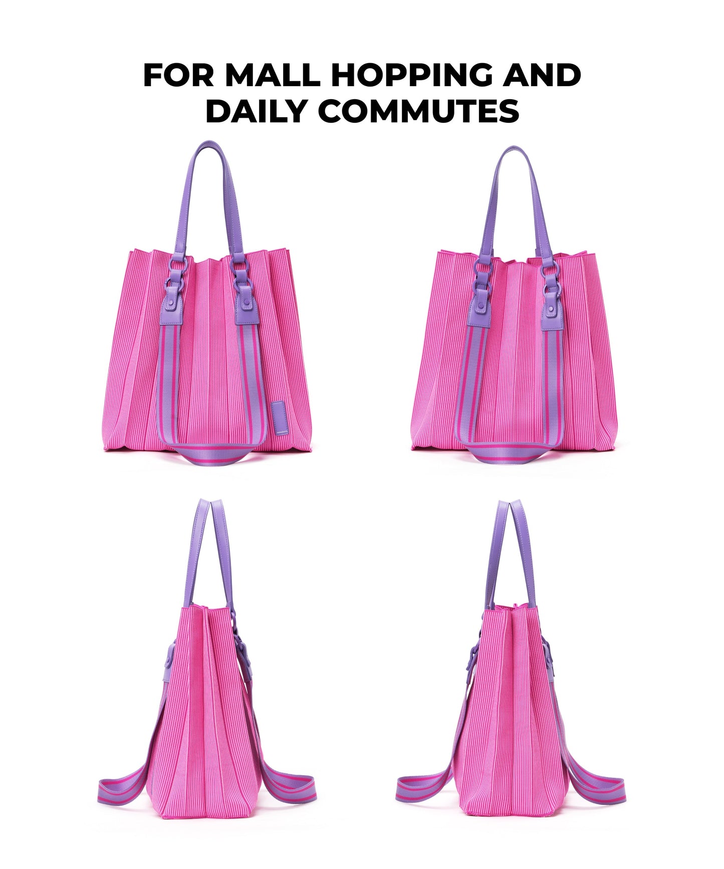 Color_Very Berry | The XOXO Origami Tote