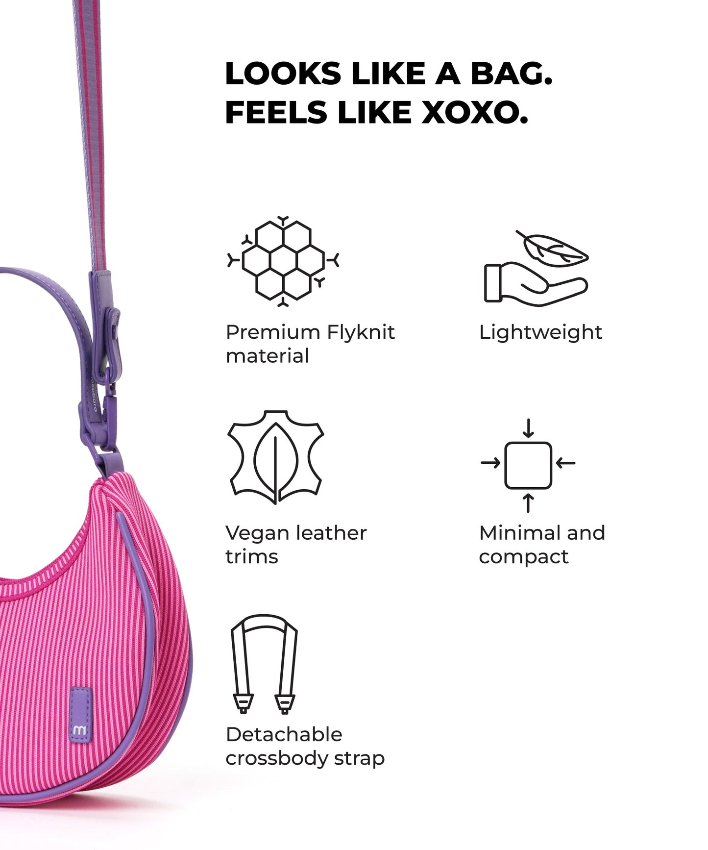 Color_Very Berry | The XOXO Shoulder Bag