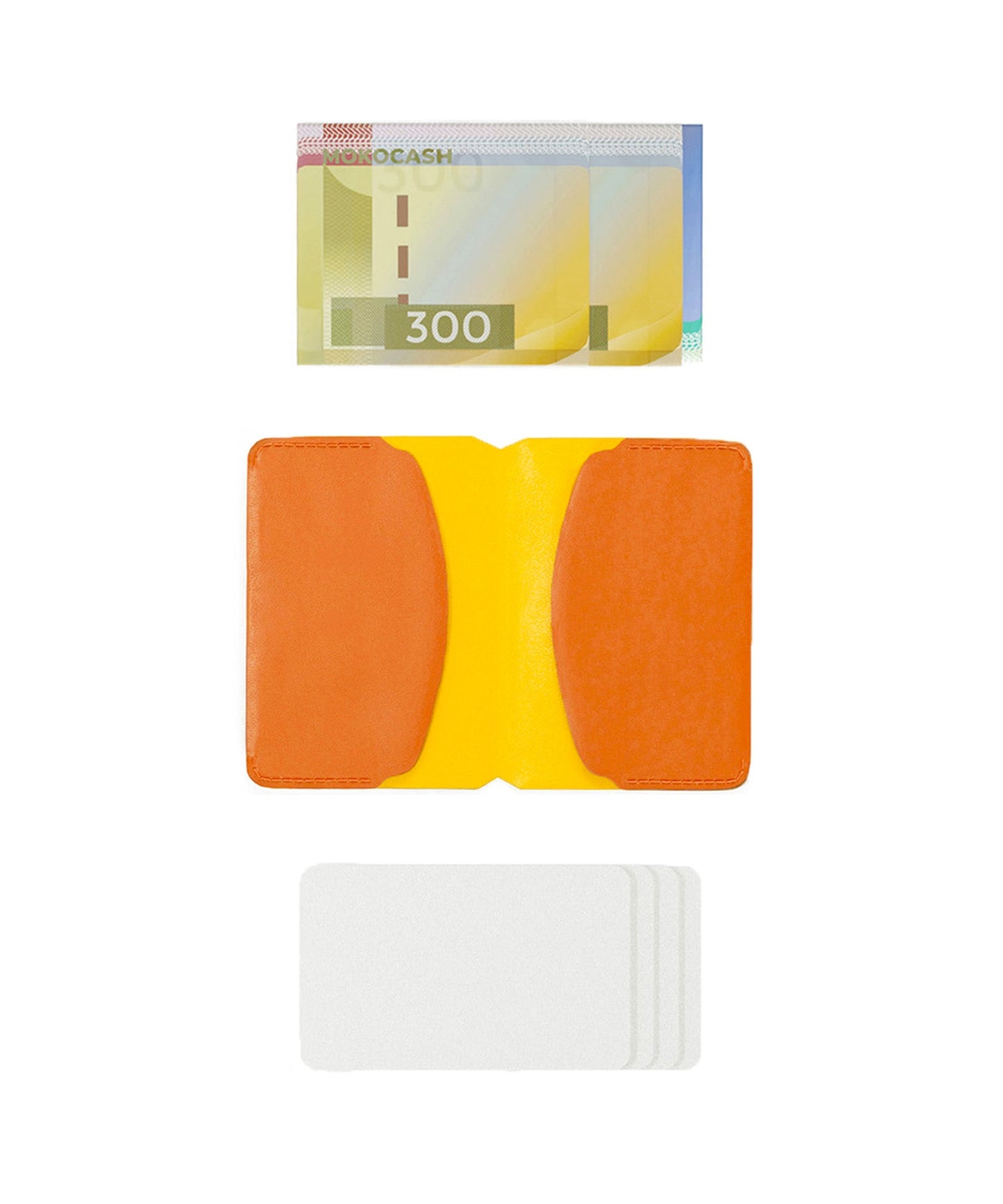 Color_Ugly Orange | Minimalist Card Wallet