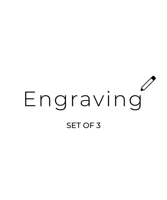 Engraving - Set of Three